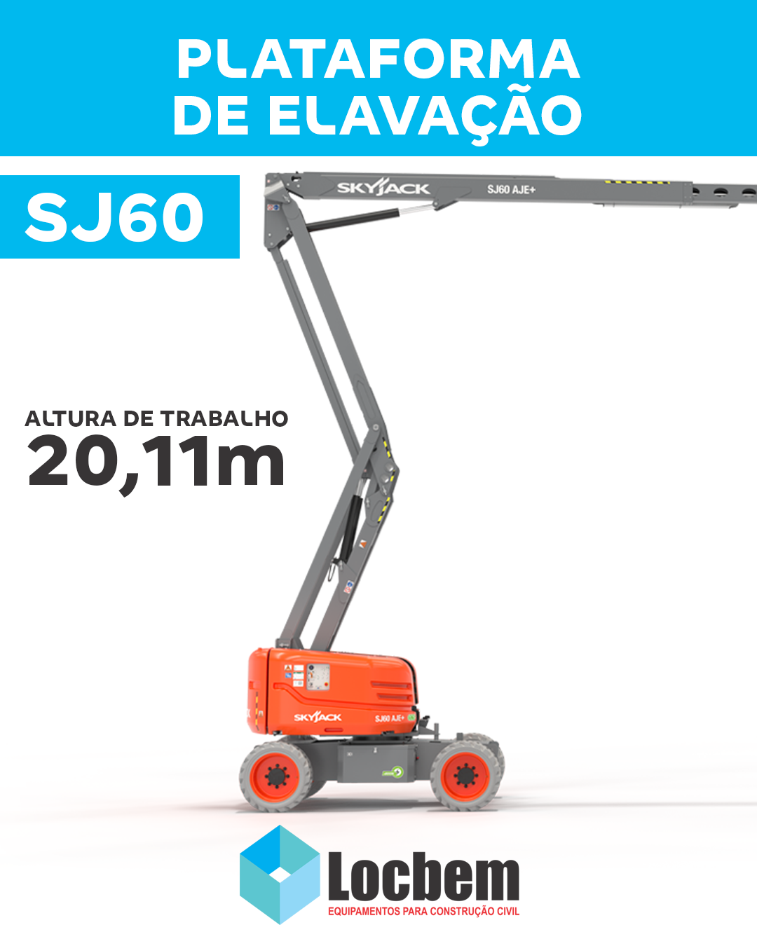 Plataforma Elevatória articulavel 20mts trabalho
